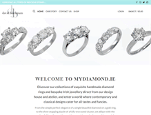 Tablet Screenshot of mydiamond.ie